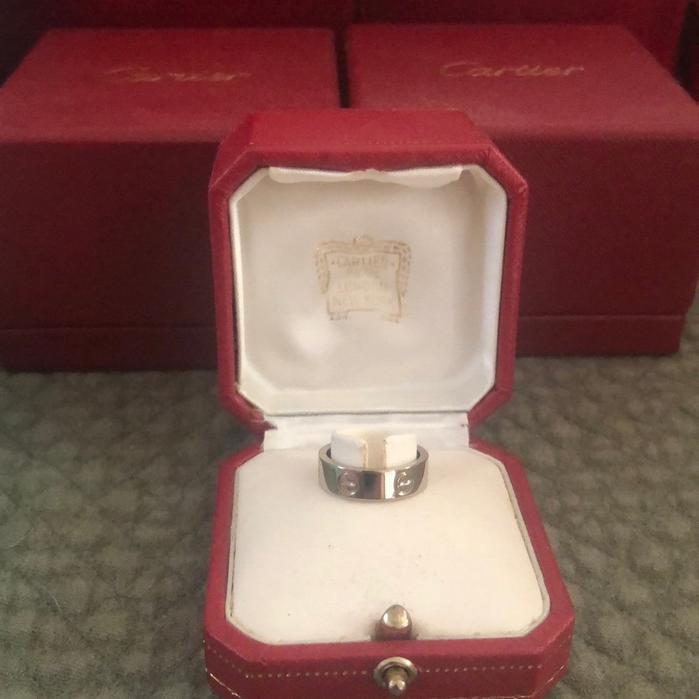 Cartier 18K White Gold Woman’s Love Ring
